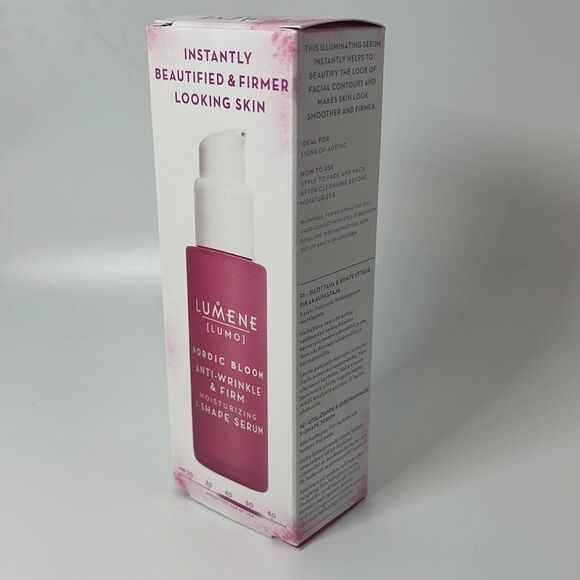 NIB Lumene Nordic Bloom Anti-wrinkle & Firm Moisturizing V-Shape Serum - Picture 5 of 6